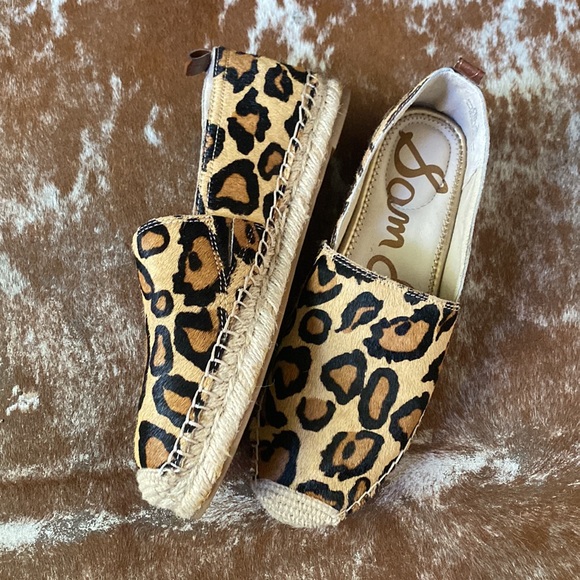 Sam Edelman Shoes - Sam Edelman Khloe Calf fur leopard slip-on